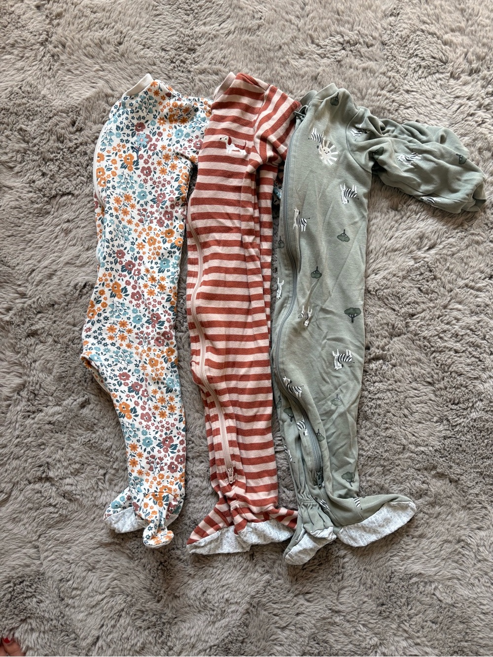 Pekkle 18 Month Girl Pajamas Set of 4